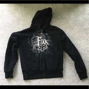 Fox racing hoodie/jacket. Size: Large